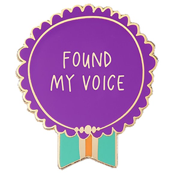 Found My Voice Pin - Picture 2 of 3
